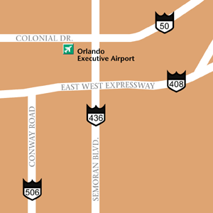 Map of Orlando Hotel Locations
