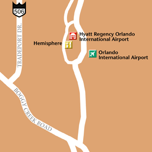 Map of Orlando Hotel Locations