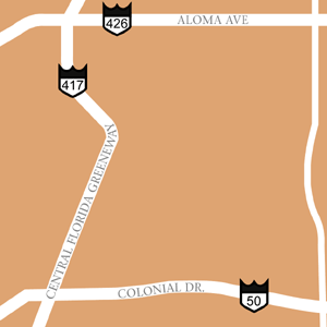 Map of Orlando Hotel Locations