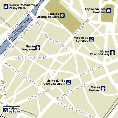 Map of Paris Hotel Locations