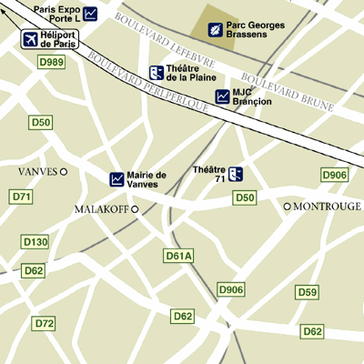 Map of Paris Hotel Locations