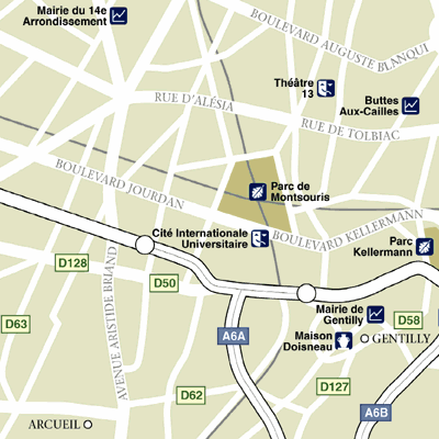Map of Paris Hotel Locations