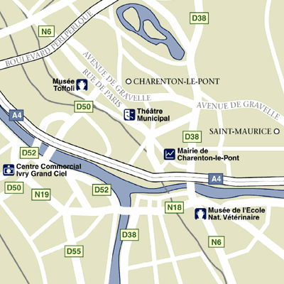 Map of Paris Hotel Locations