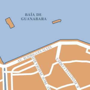 Map of Rio de Janeiro Hotel Locations