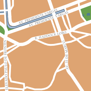 Map of Rio de Janeiro Hotel Locations