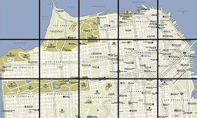 San Francisco Map : City Street Map Selection