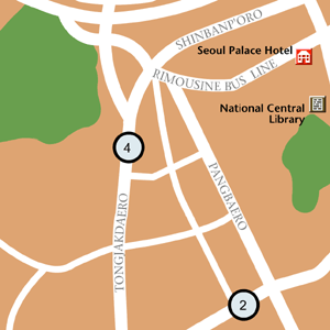 Map of Seoul Hotel Locations