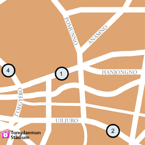 Map of Seoul Hotel Locations