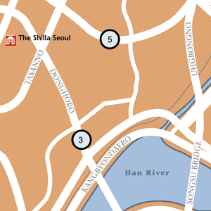 Map of Seoul Hotel Locations
