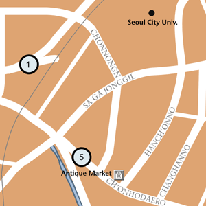 Map of Seoul Hotel Locations