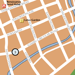 Map of Seoul Hotel Locations