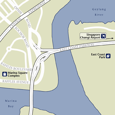 Map of Singapore Hotel Locations