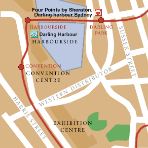 Map of Sydney Hotel Locations