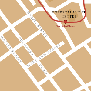 Map of Sydney Hotel Locations