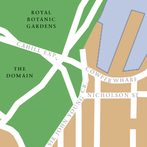 Map of Sydney Hotel Locations