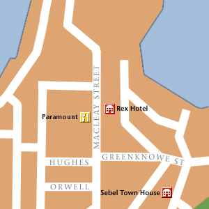 Map of Sydney Hotel Locations
