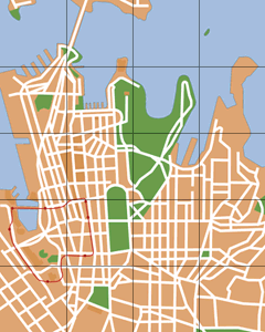 Sydney Map : City Street Map Selection