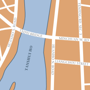 Map of Taipei Hotel Locations