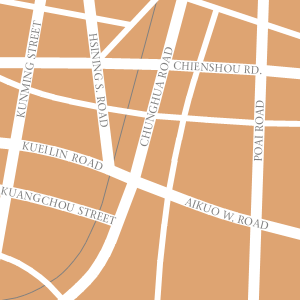 Map of Taipei Hotel Locations