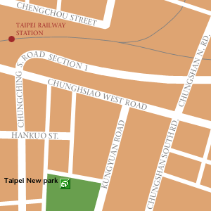 Map of Taipei Hotel Locations