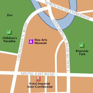 Map of Taipei Hotel Locations