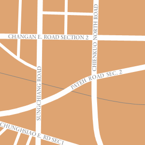 Map of Taipei Hotel Locations