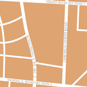 Map of Taipei Hotel Locations