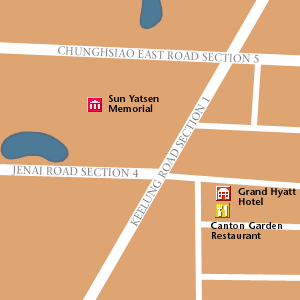 Map of Taipei Hotel Locations