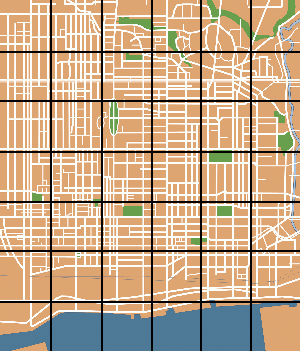 Toronto Map : City Street Map Selection