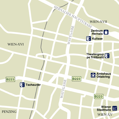 Map of Vienna Hotel Locations