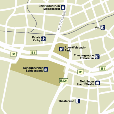 Map of Vienna Hotel Locations