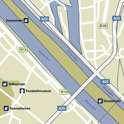 Map of Vienna Hotel Locations