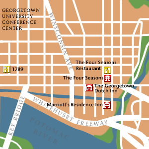 Map of Washington Hotel Locations