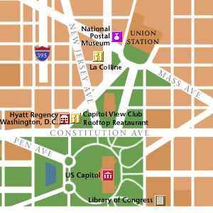 Map of Washington Hotel Locations